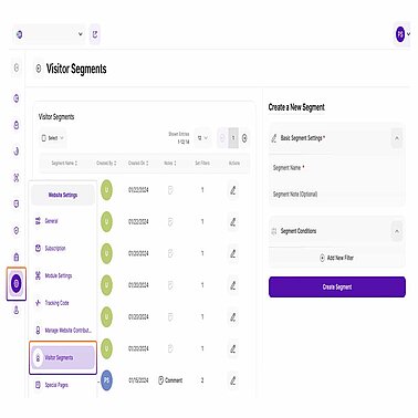 Create Visitor Segment